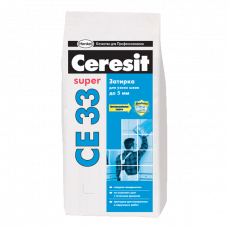 Затирка CERESIT CE33 (ЦЕРЕЗИТ СЕ33) светло-коричневая (2 кг)